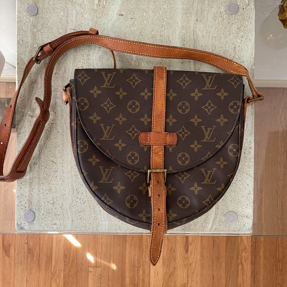 Louis Vuitton Monogram satchel bag, unique style